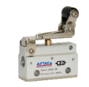 AIRTAC MANUAL VALVES, CM3 SERIES ROLLER W/RETRUN TYPE COMPACT 3 WAY 2 POSITION N.C, M5 PORTS
